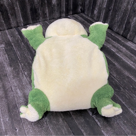 ❌SOLD❌ 🆕 AURORA FLOPPY GREEN FROG STUFFED ANIMAL BEAN BAG LOVEY PLUSH - Picture 8 of 8